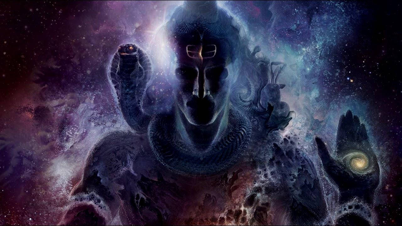 Shiv Tandav Shiva Holding Up Hand Galaxy Wallpaper