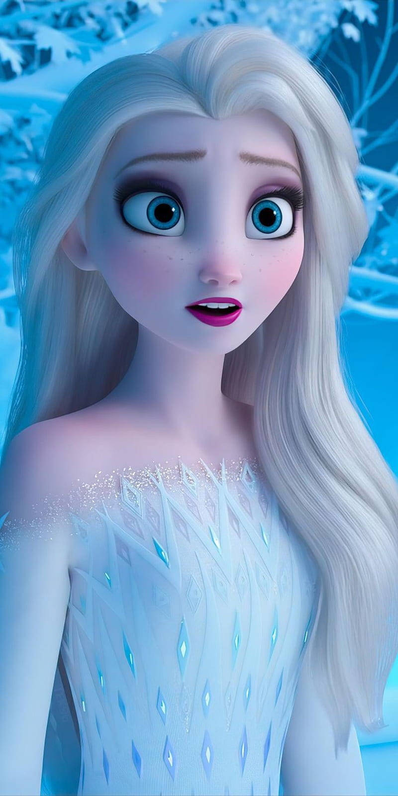 Shocked Elsa From Frozen 2 Wallpaper