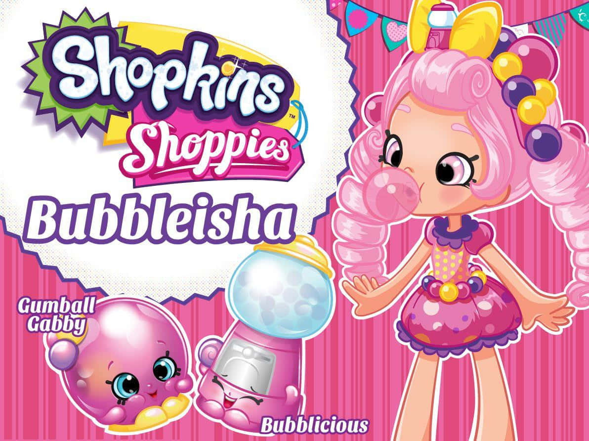 Shopkins Shoppies Bubbleisha Poster Wallpaper