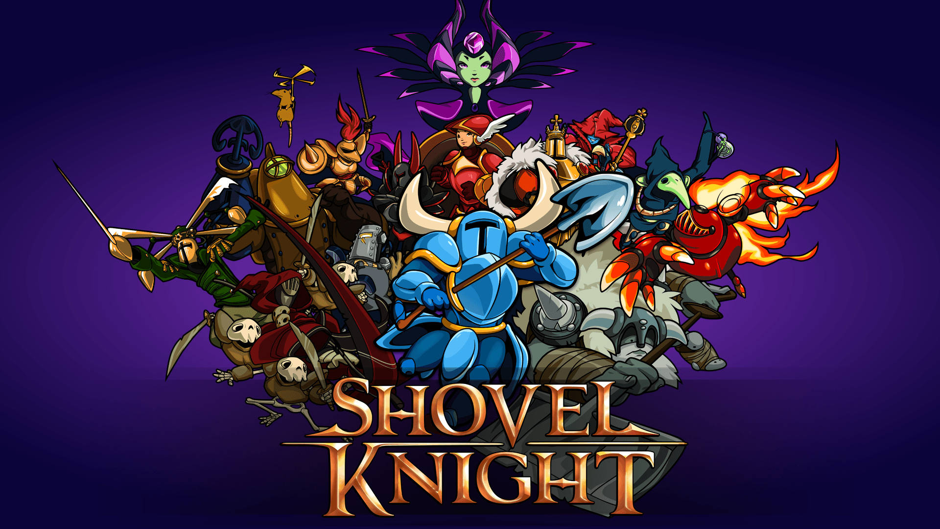 Download free Shovel Knight Video Game Cover Art Wallpaper - MrWallpaper.com