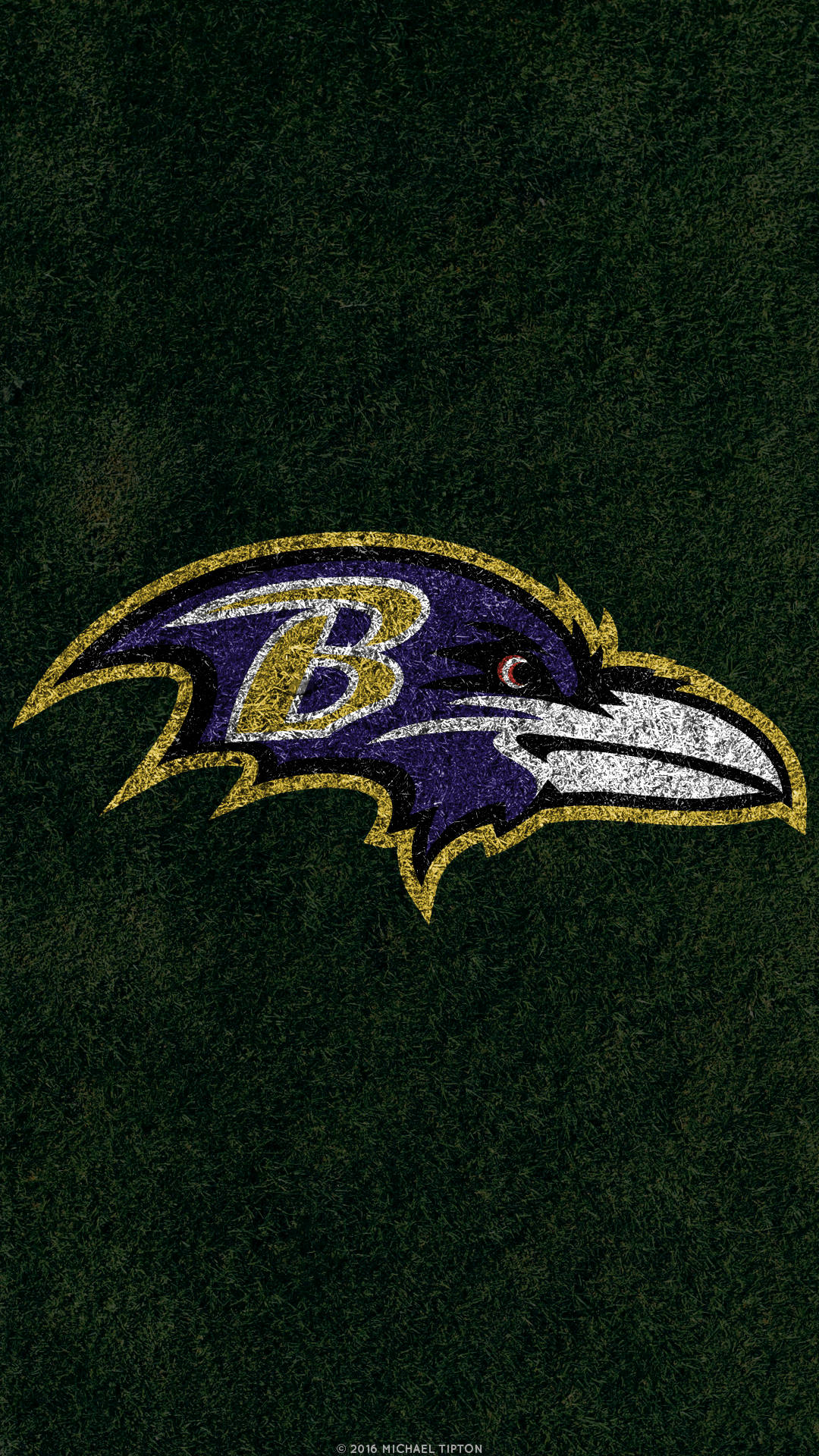 Show Off Your Ravens Fandom With This Spectacular Baltimore Ravens Iphone Wallpaper Wallpaper