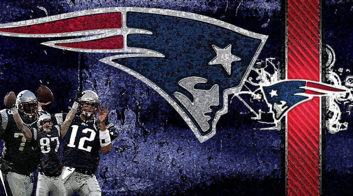 Show Your Pride For The New England Patriots With This Official Team Logo. Wallpaper