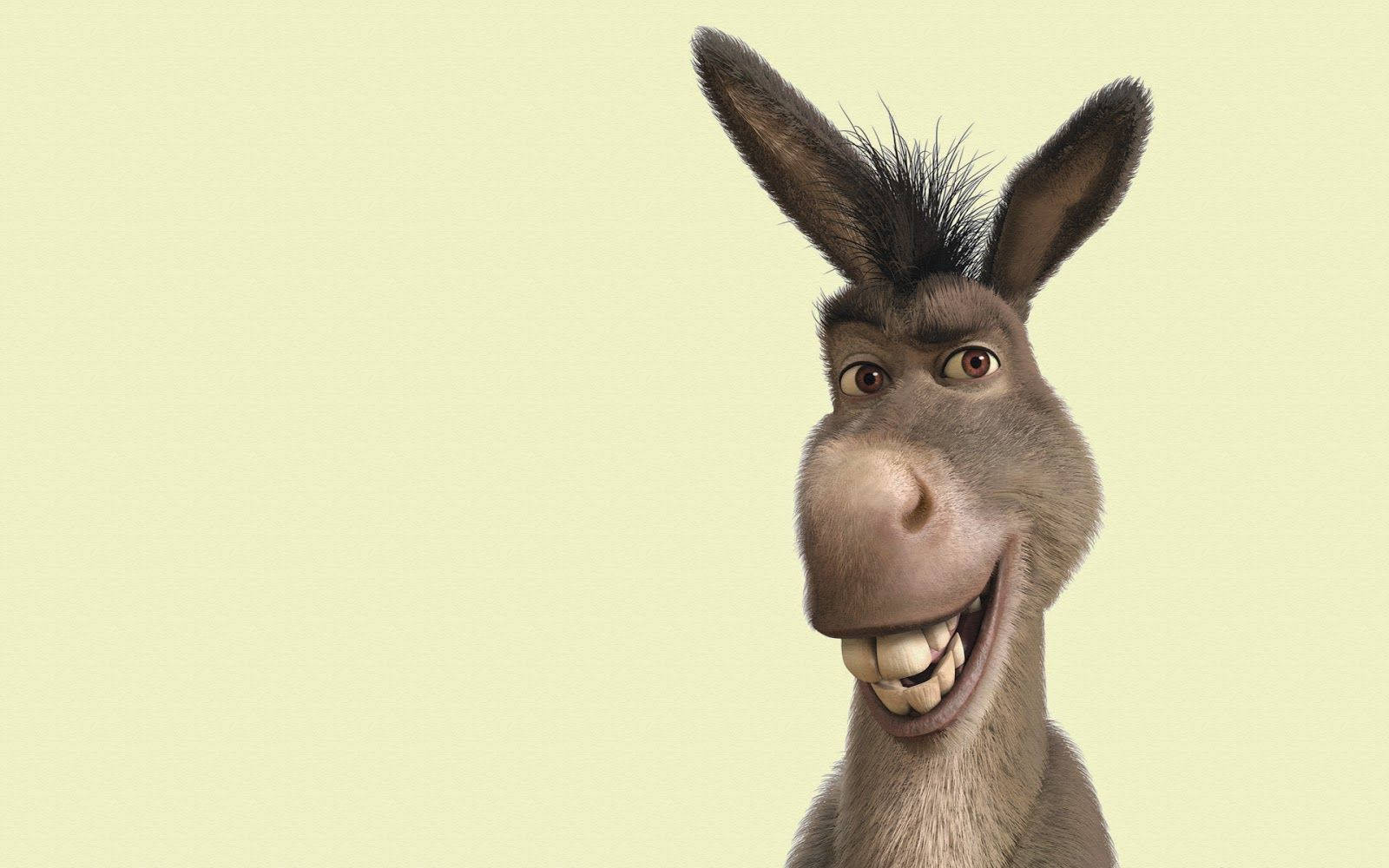 Shrek Funny Smiling Donkey Wallpaper