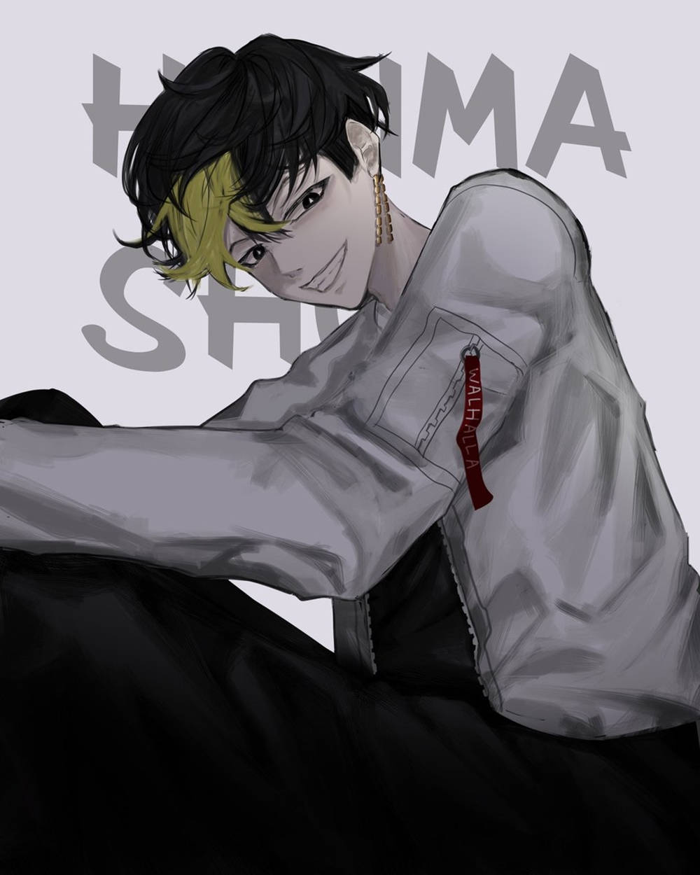 Shuji Hanma Serious Stance Anime Snapshot Wallpaper