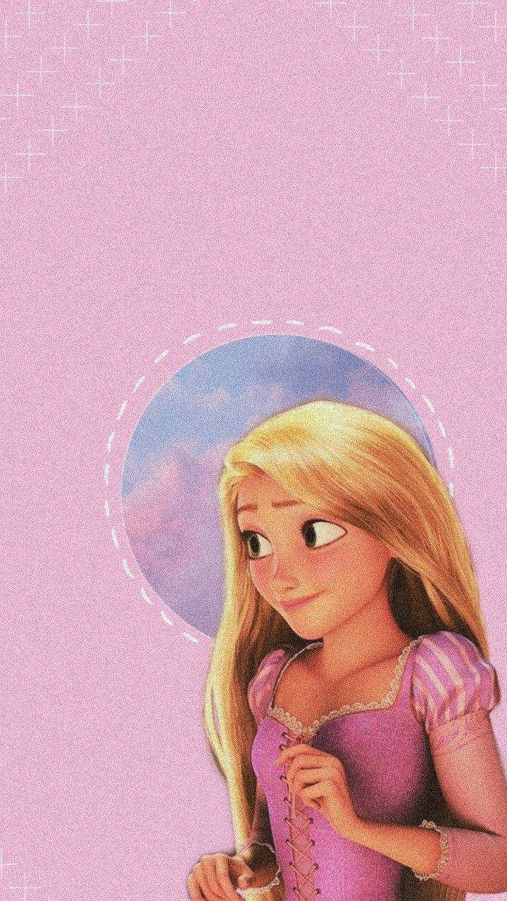 Shy Princess Rapunzel Wallpaper