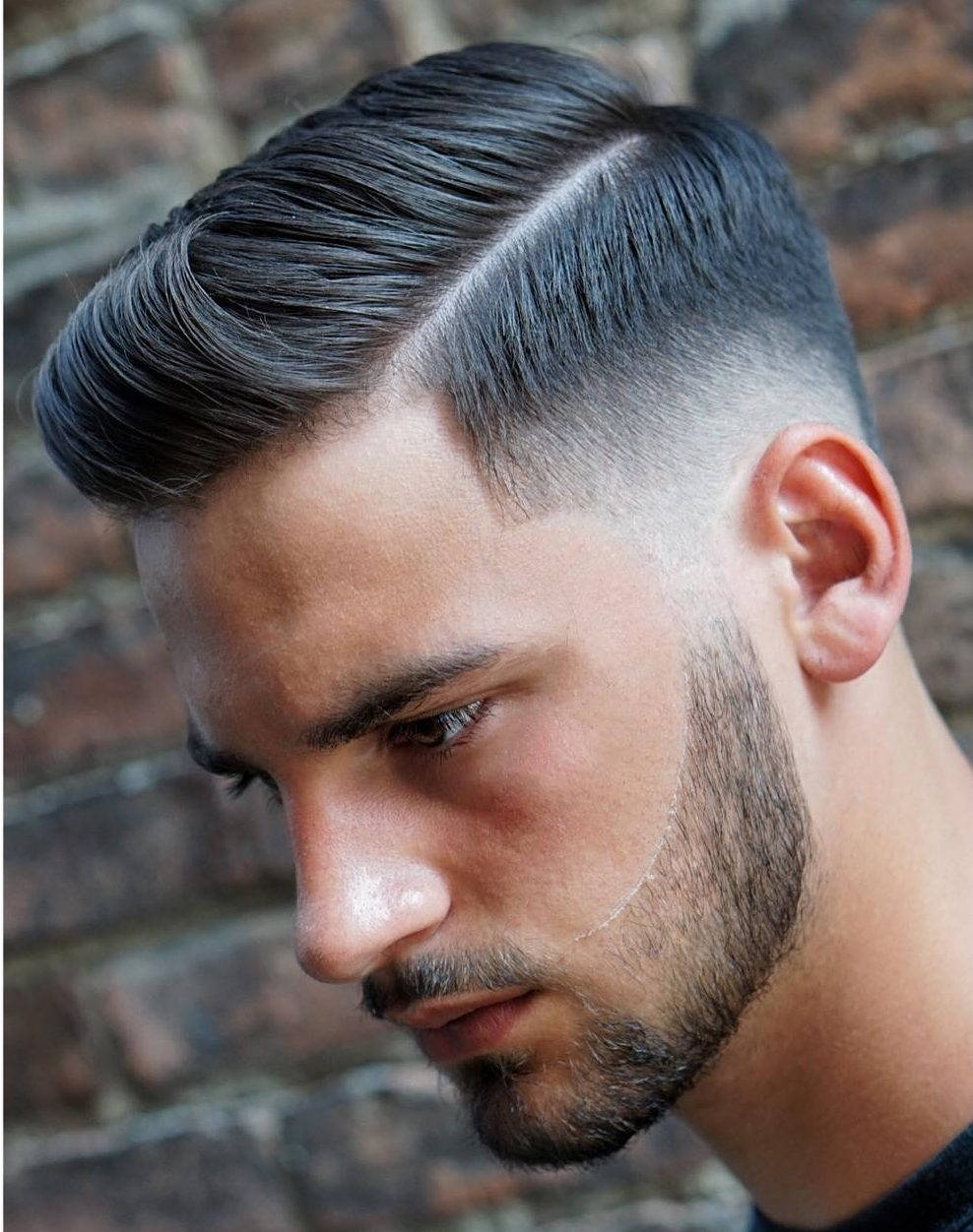Side Part With Quiff Men Hair Style Wallpaper