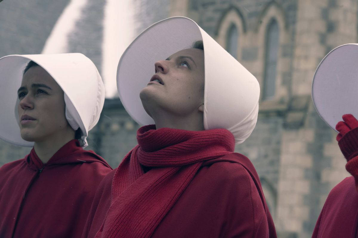 Side Profile Of June Osborne, A Character From The Handmaid's Tale. Wallpaper