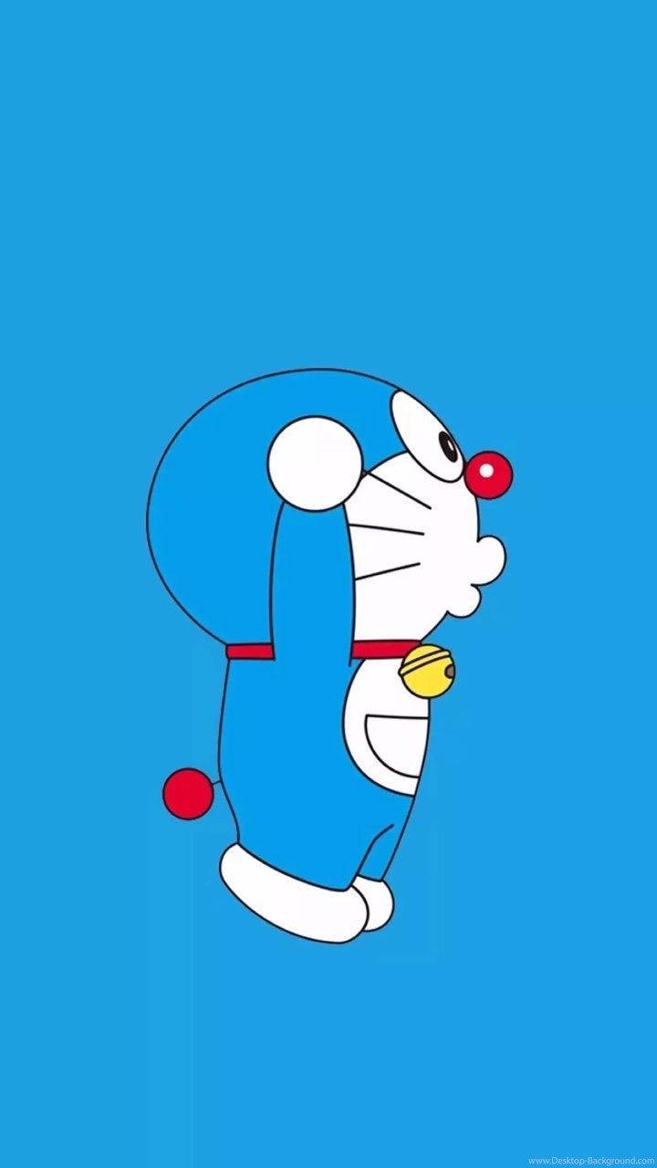 Side View Doraemon Iphone Wallpaper