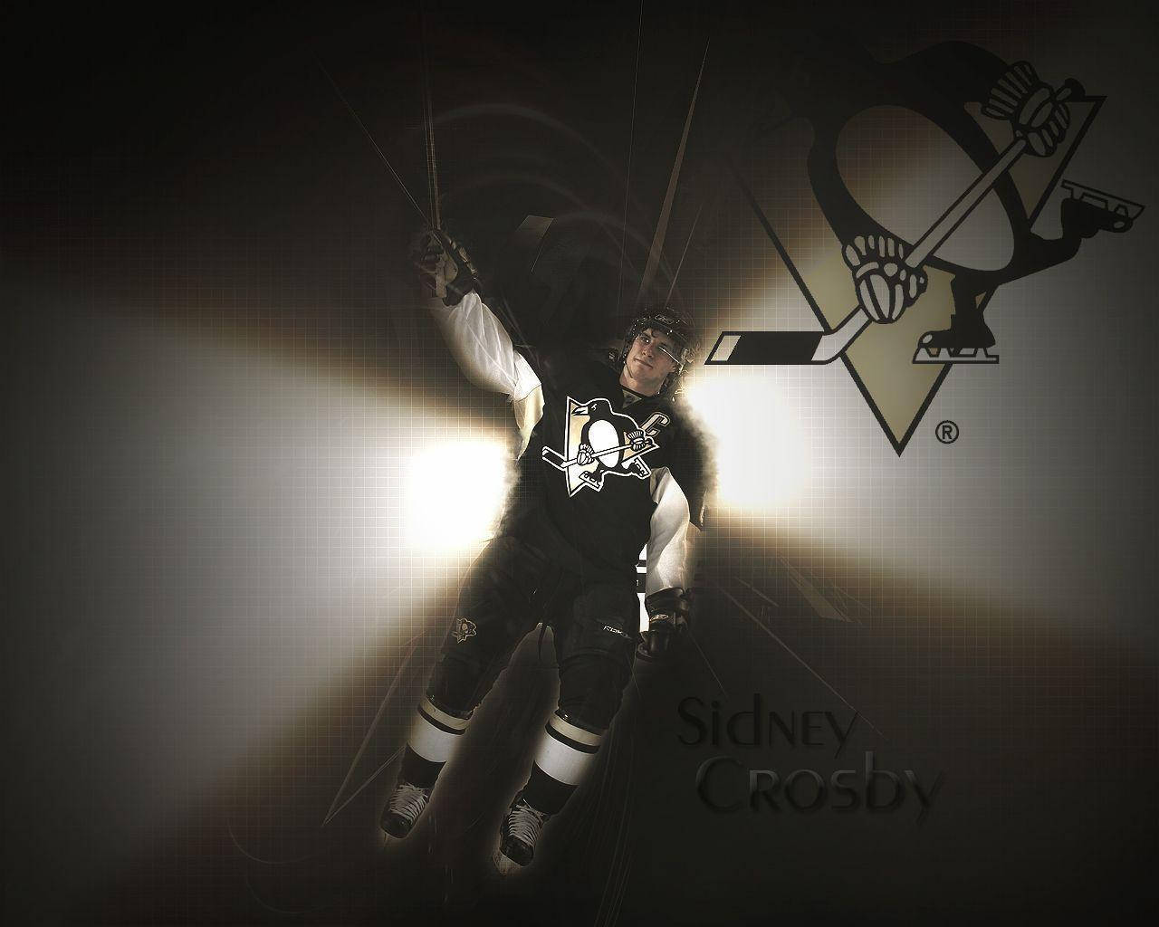 Sidney Crosby Dim Light Photography Wallpaper