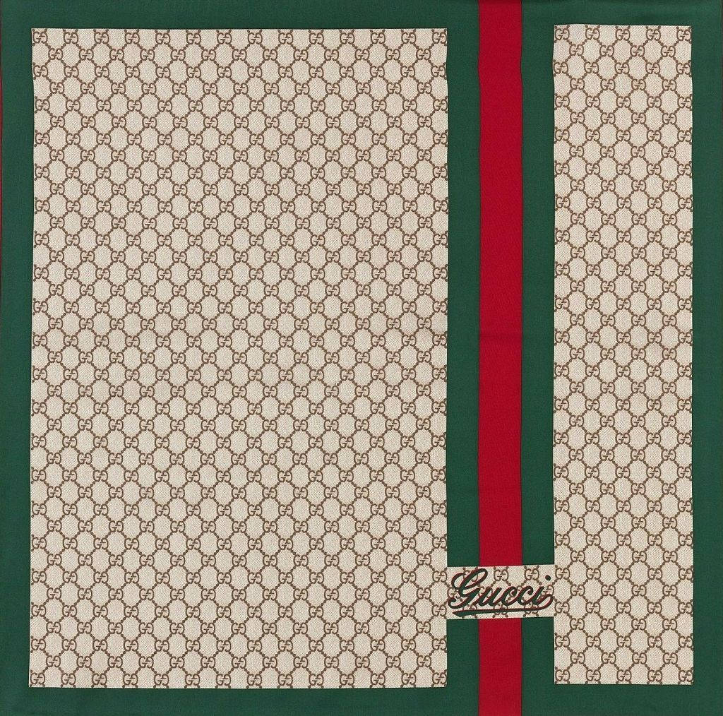Silk Scarf Gucci Pattern Wallpaper