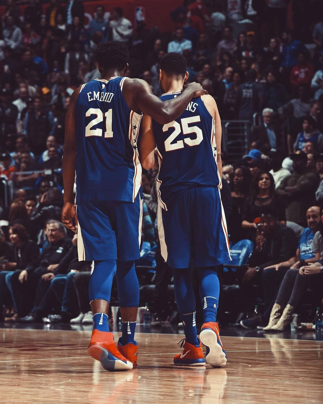 Simmons Embiid Sixers Bros Wallpaper