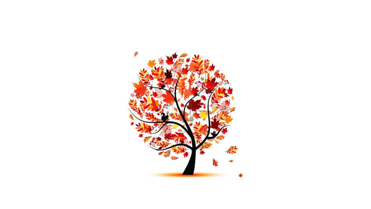 Simple Autumn Iphone Screen Theme Wallpaper