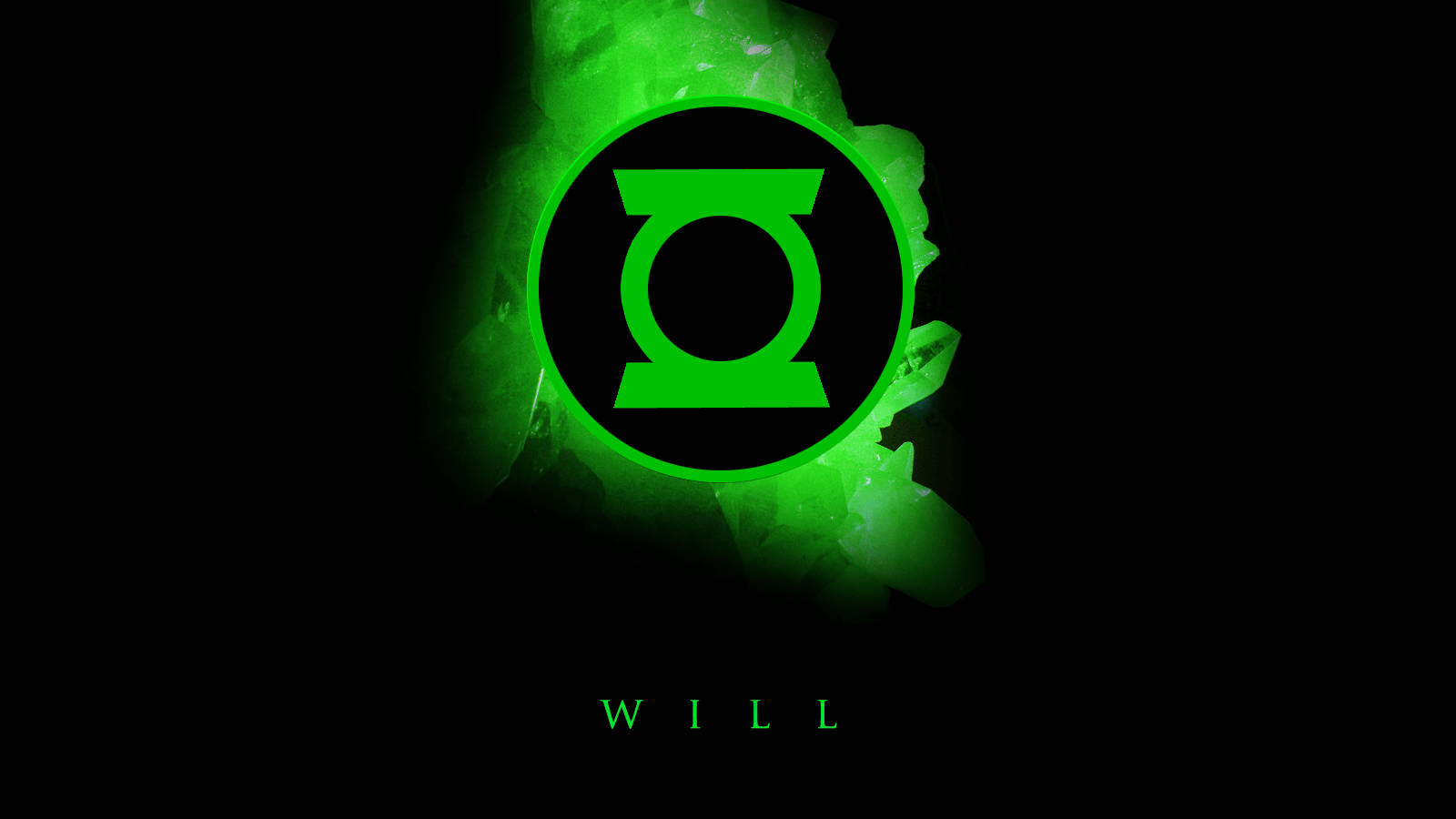 Simple Green Lantern Logo Wallpaper