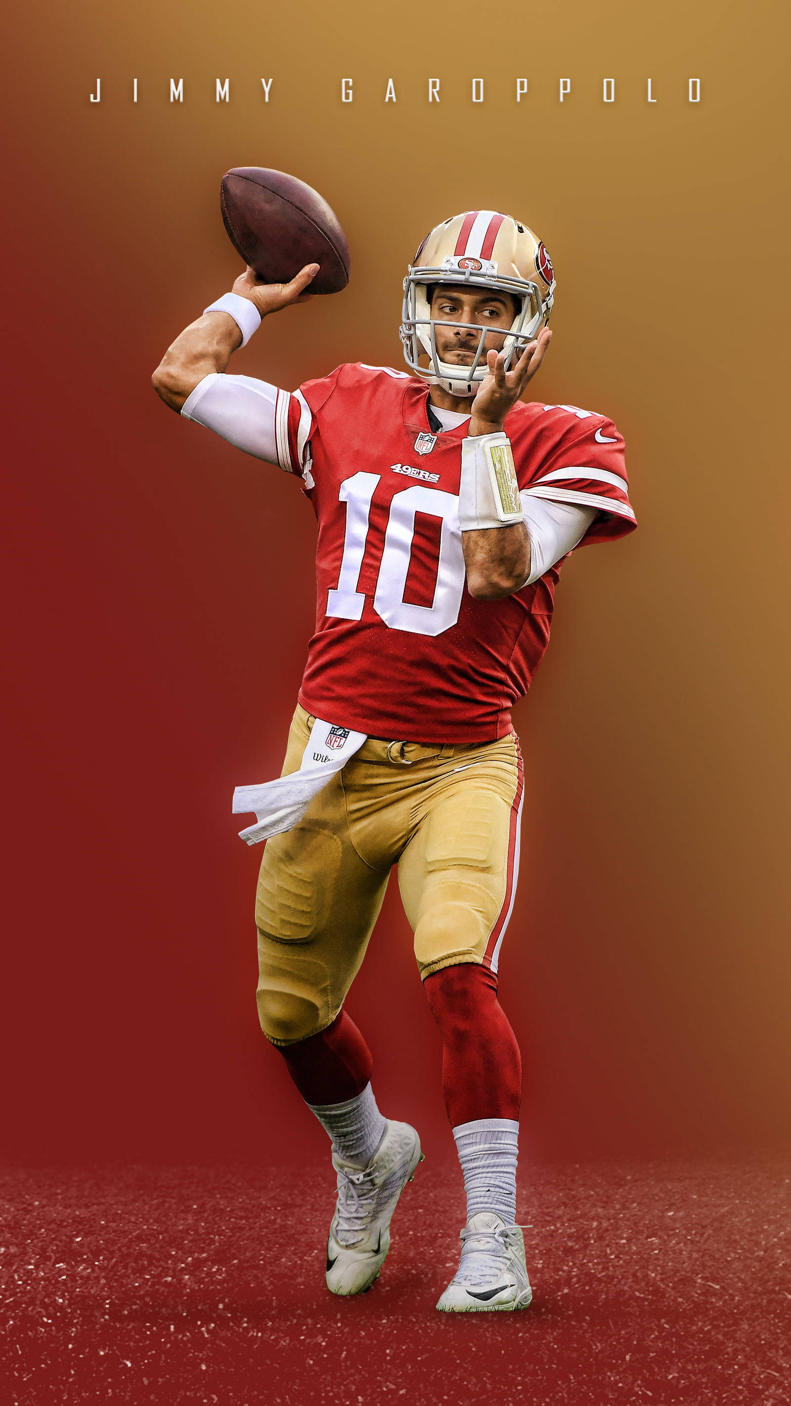 Simple Jimmy Garoppolo 49ers Iphone Wallpaper