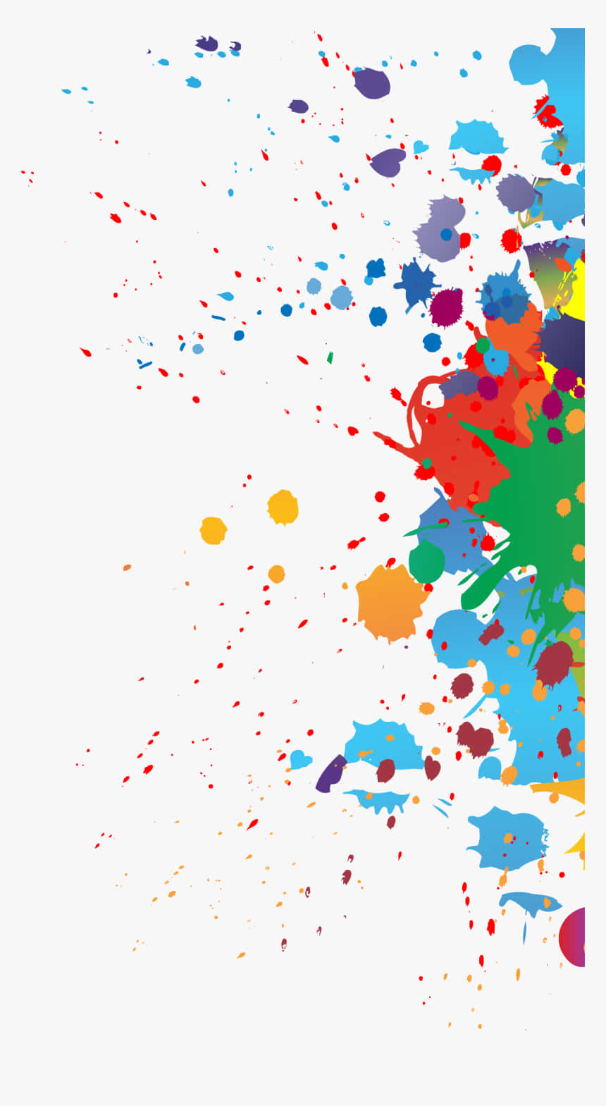 Simple Paint Splash Abstract Wallpaper