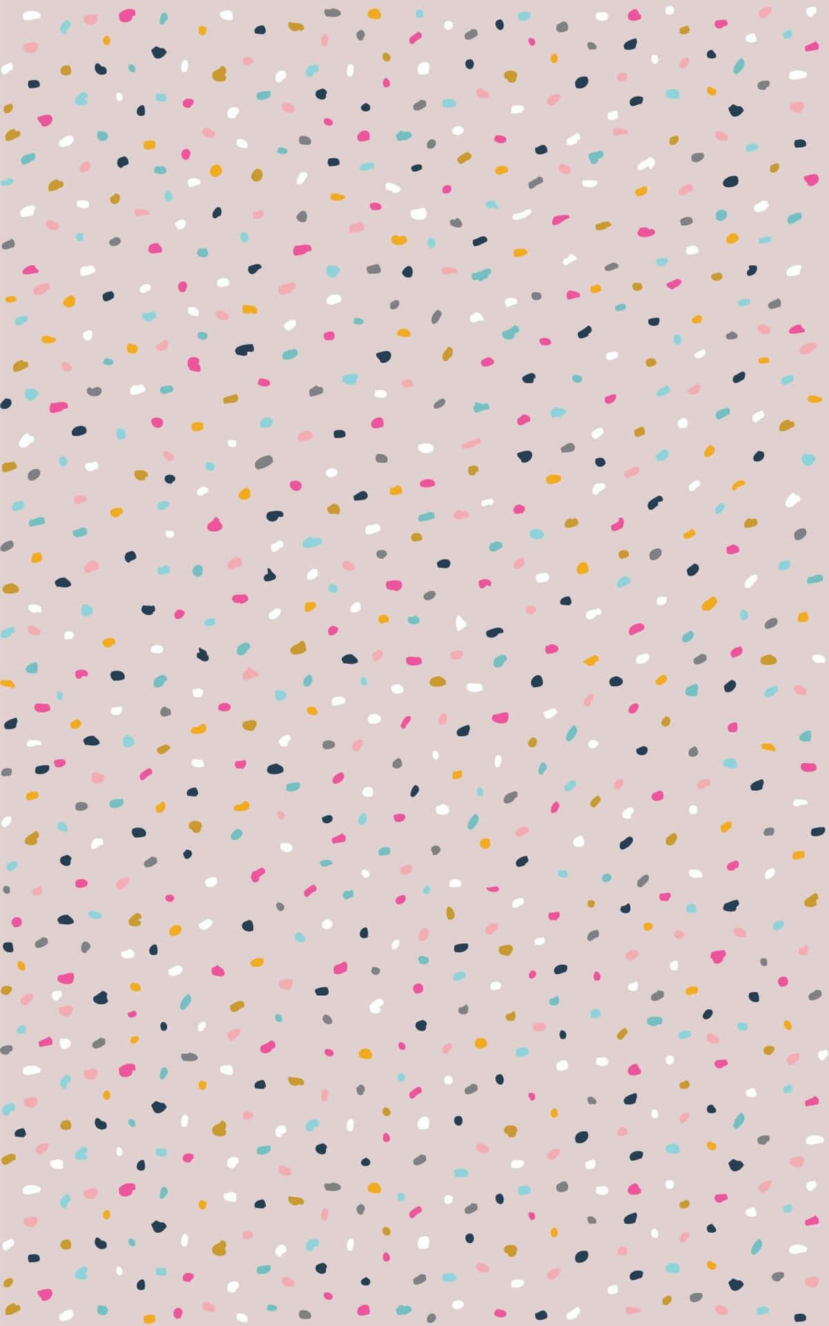 Simple Party Confetti Pattern Iphone Wallpaper