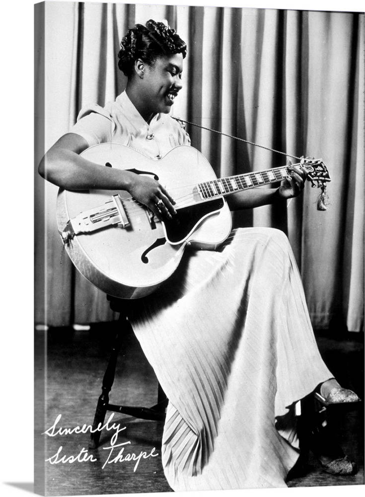 Sister Rosetta Tharpe Autographed Photo Wallpaper