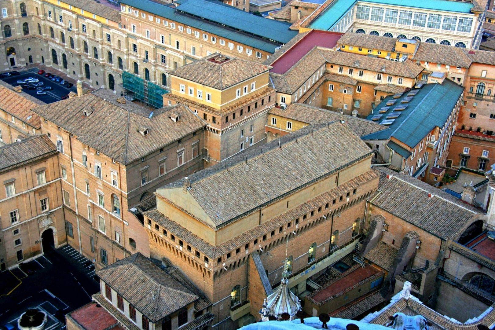 Sistine Chapel From The Air Wallpaper