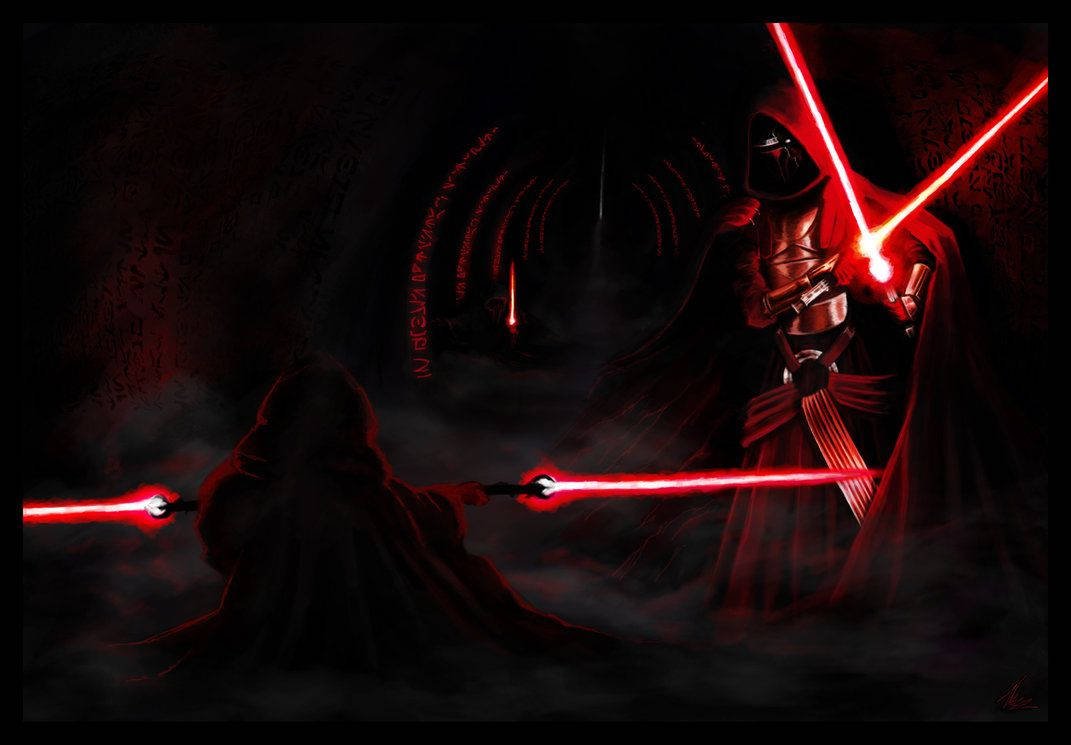 Sith Lords In Tunnel Wallpaper