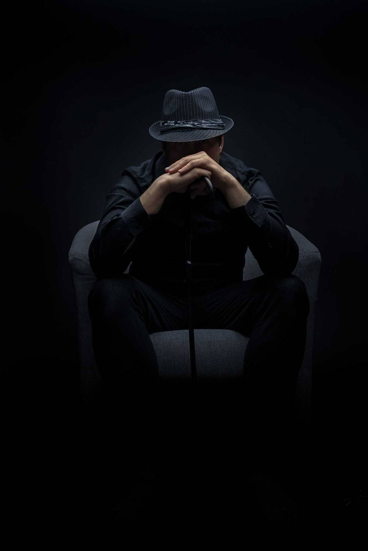 Download free Sitting Mafia Boss With Fedora Wallpaper - MrWallpaper.com