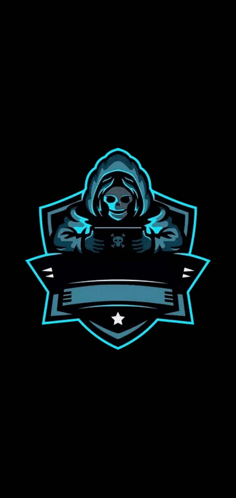 Skeleton Hoodie Gamer Logo Wallpaper