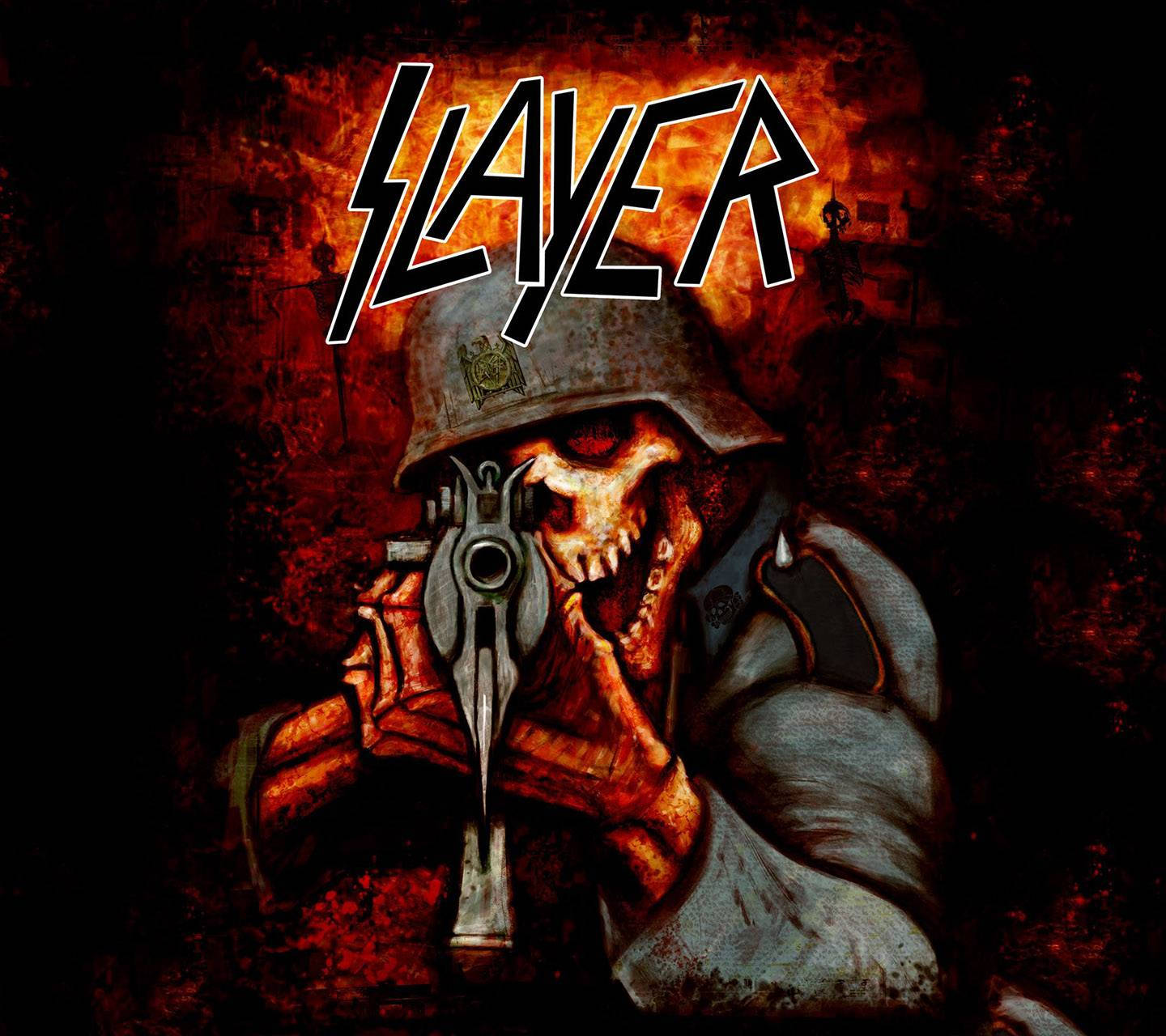 Skeleton Soldier Slayer Poster Wallpaper