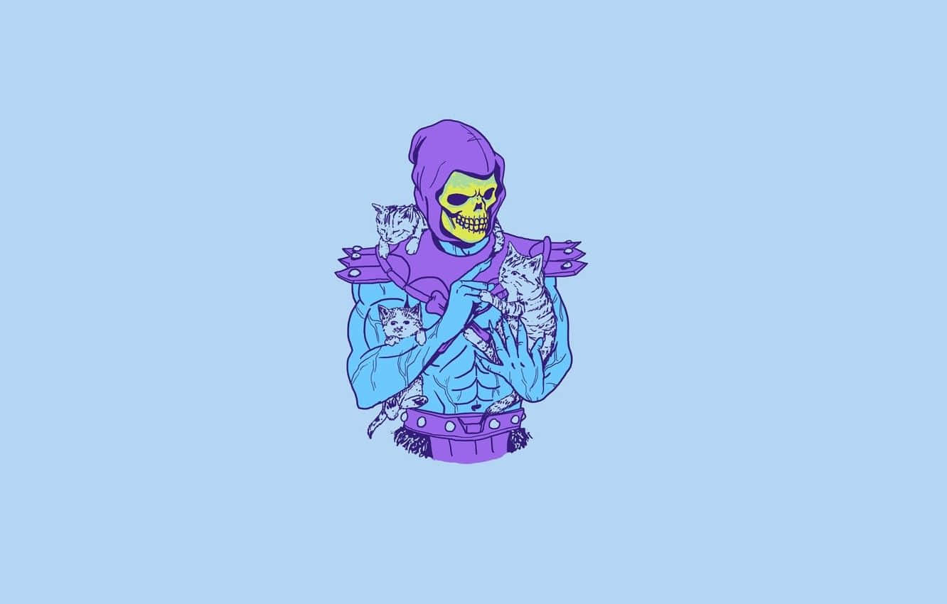 Skeletor - The Iconic Antagonist Of He-man Series Wallpaper