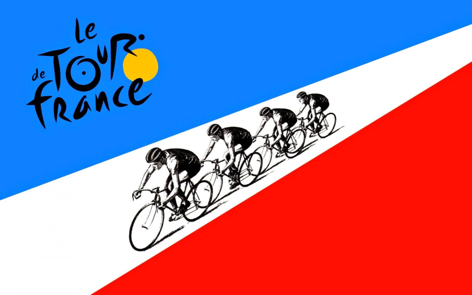 Sketched Photo Of Tour De France Wallpaper