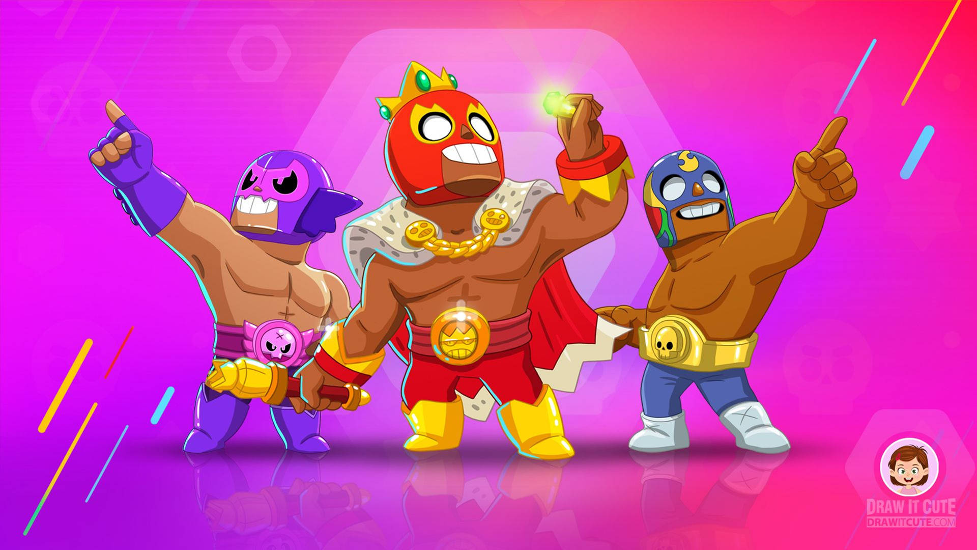 Download free Skin Highlight El Primo Brawl Stars 4k Wallpaper -  MrWallpaper.com