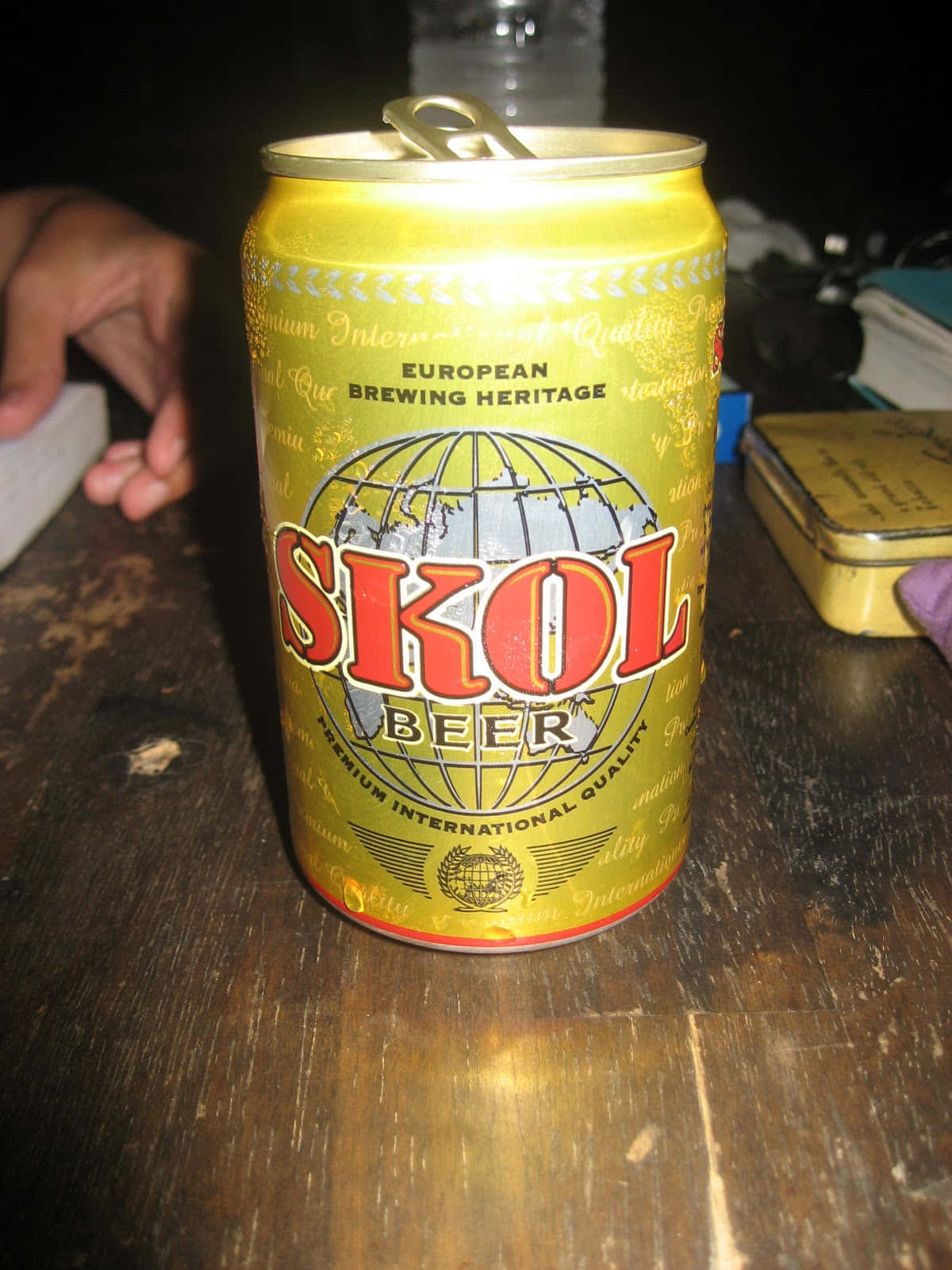 Skol Beer Can European Brewing Heritage Wallpaper