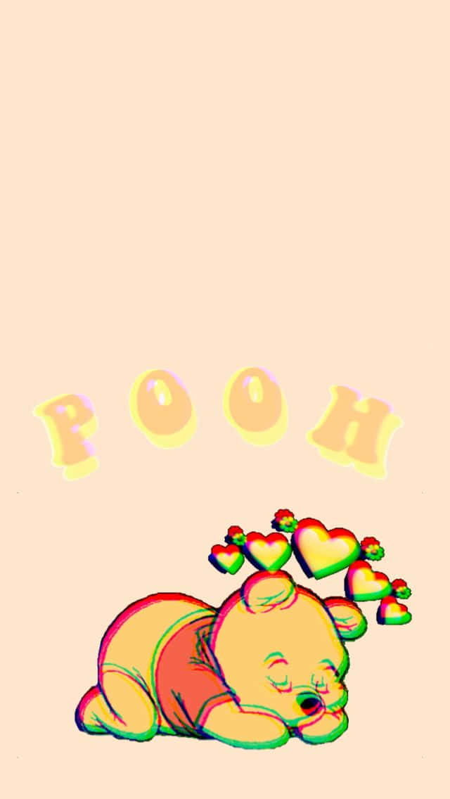 Sleeping Winnie The Pooh Aesthetic Wallpaper