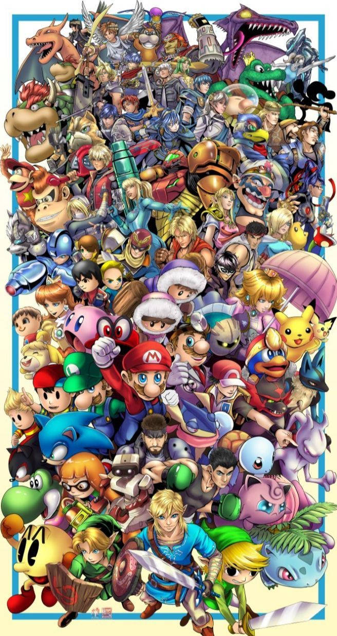 Smash Ultimate Group Photo Wallpaper