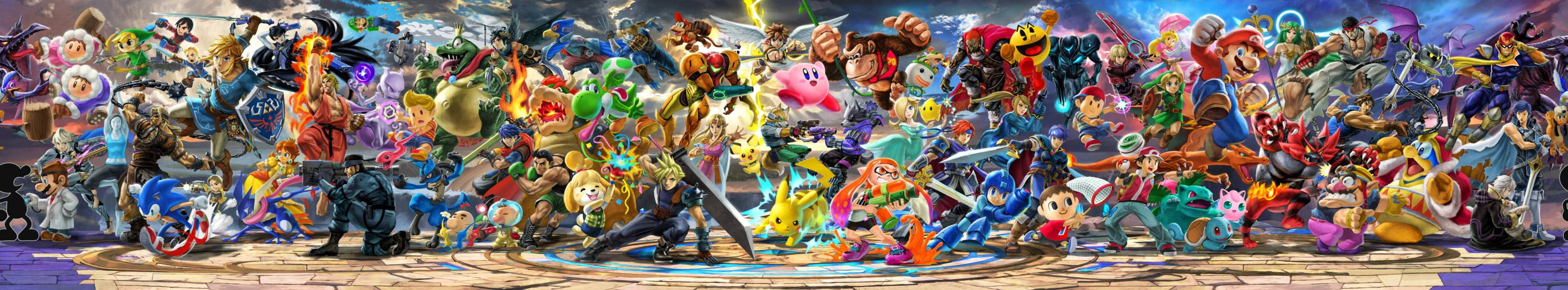 Smash Ultimate In Wide Angle Wallpaper