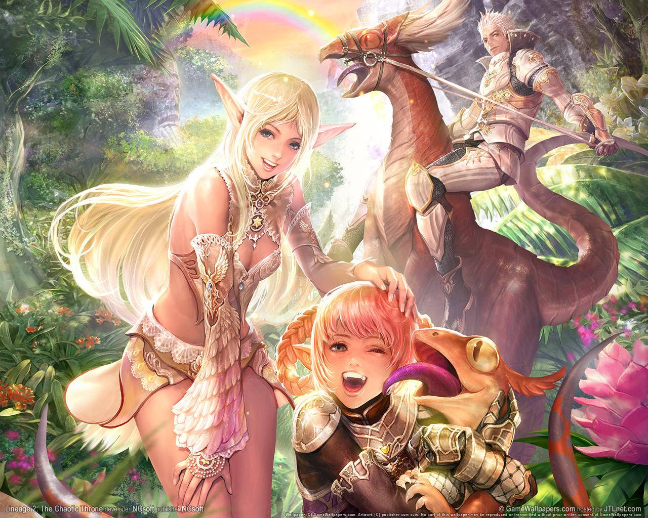 Smiling Elf Lineage Wallpaper