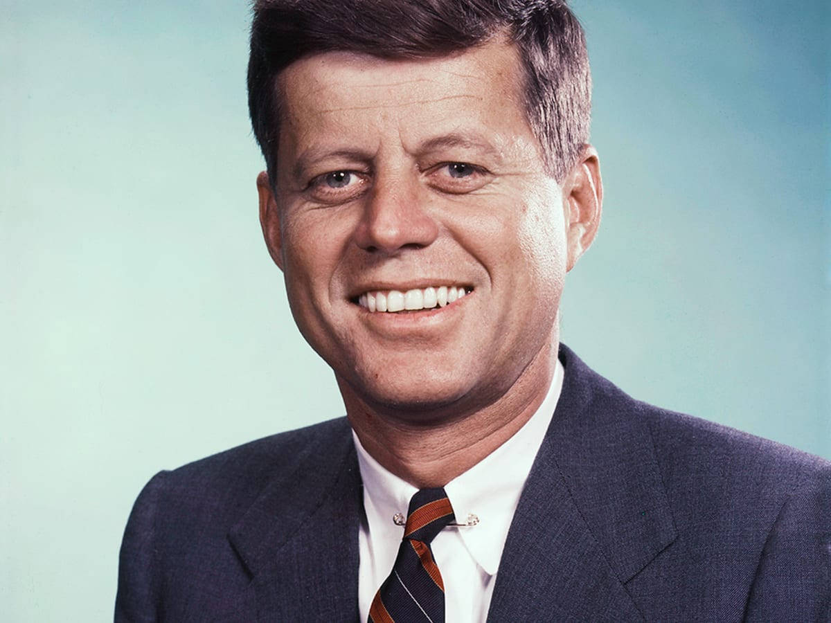 Smiling John F. Kennedy Wallpaper