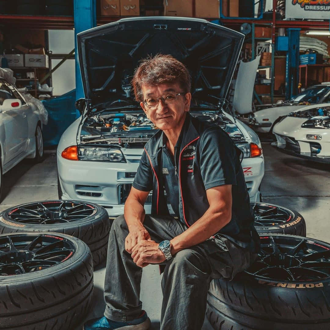 Smokey Nagata Tuning Garage Wallpaper