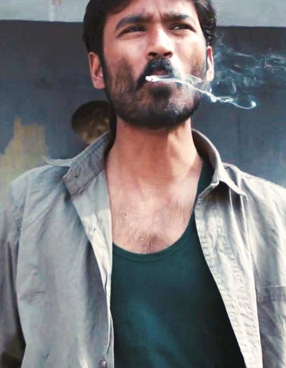 Smoking Actor Dhanush Wallpaper