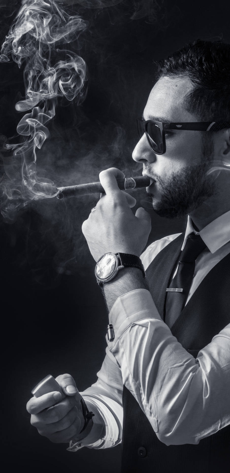 Download free Smoking Men Phone Wallpaper - MrWallpaper.com