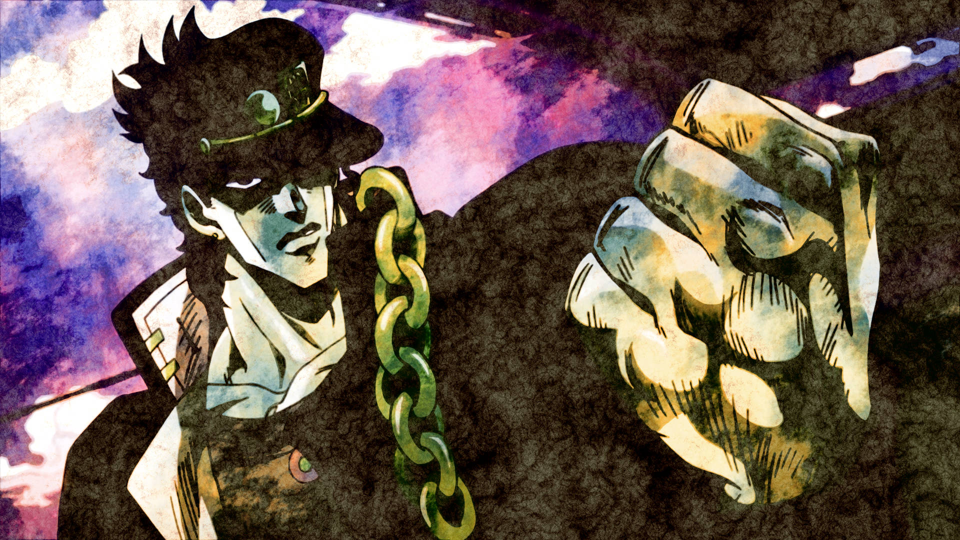 Download free Smudged Jotaro Kujo Wallpaper - MrWallpaper.com