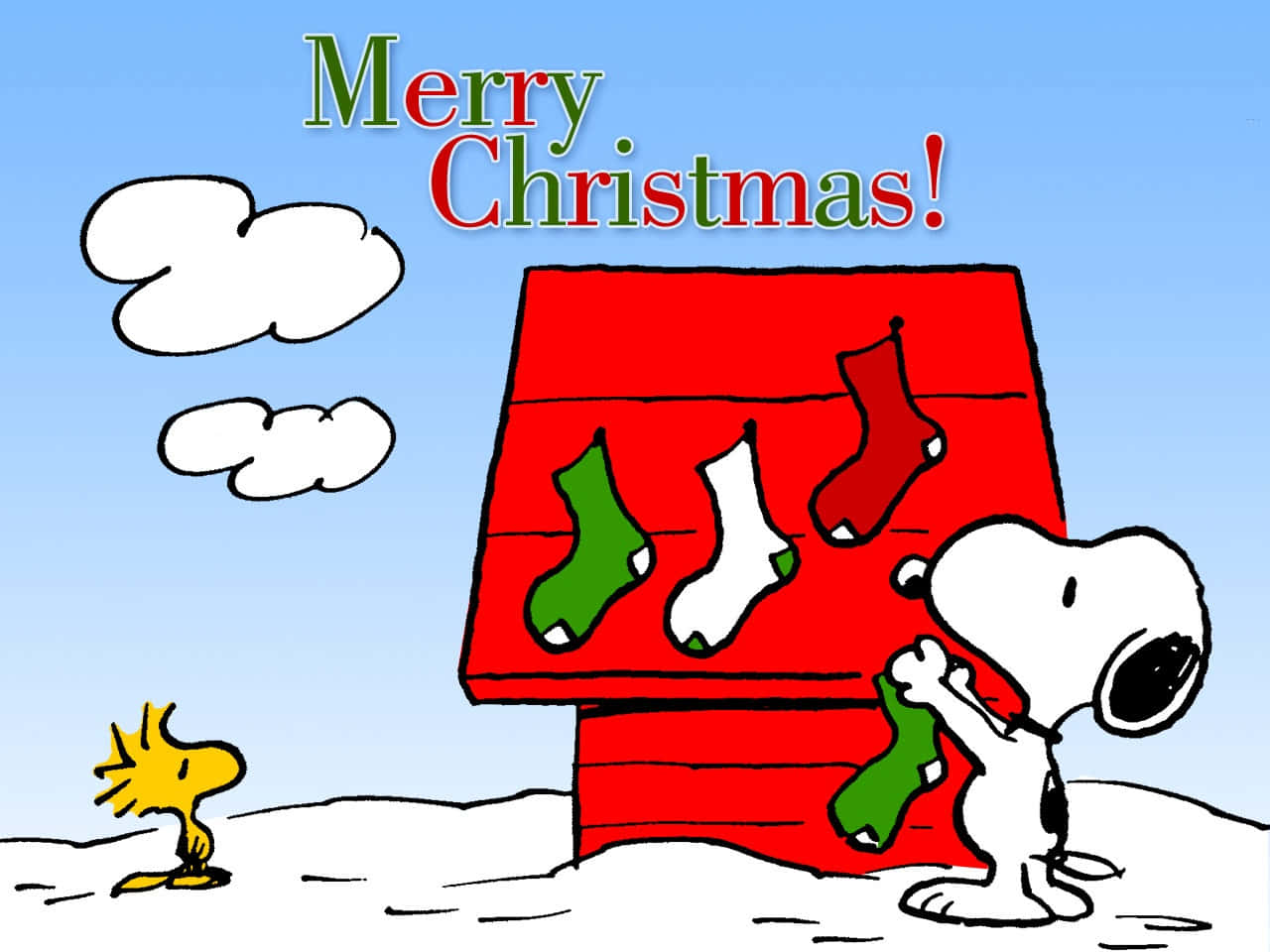 Snoopy And Snoopy Christmas Wallpapers Wallpaper