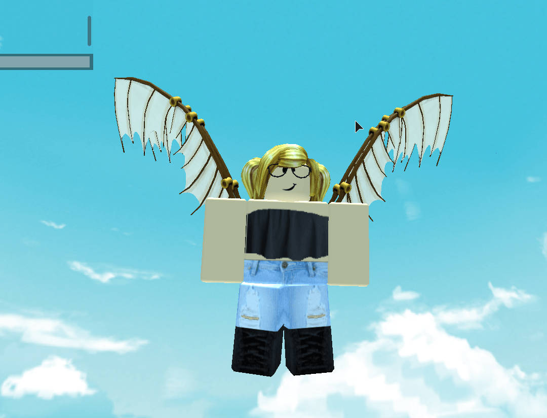 Soar To New Heights With Your Avatar On Roblox! Wallpaper