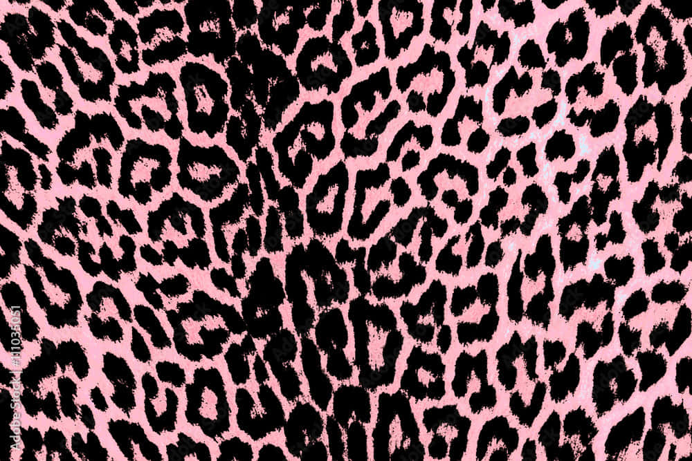 Soft And Sophisticated, The Pink Leopard Print Creates An Eye-catching Look. Wallpaper