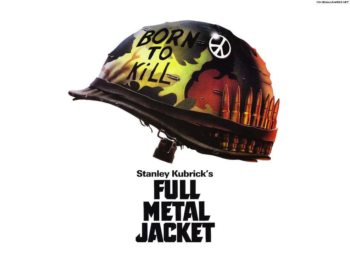 Soldier's Cap Full Metal Jacket 1987 Film Wallpaper