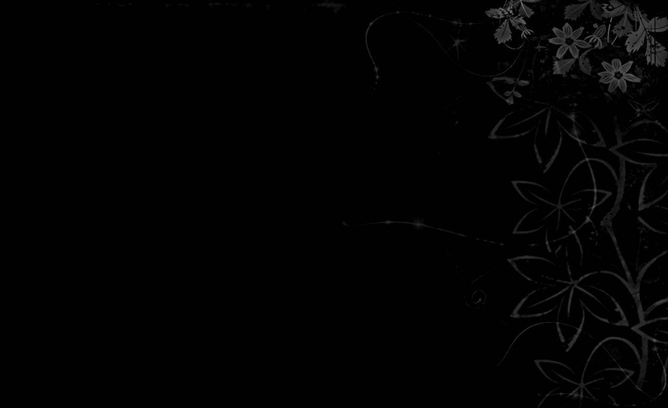 Solid Black 4k Plant Drawings Wallpaper