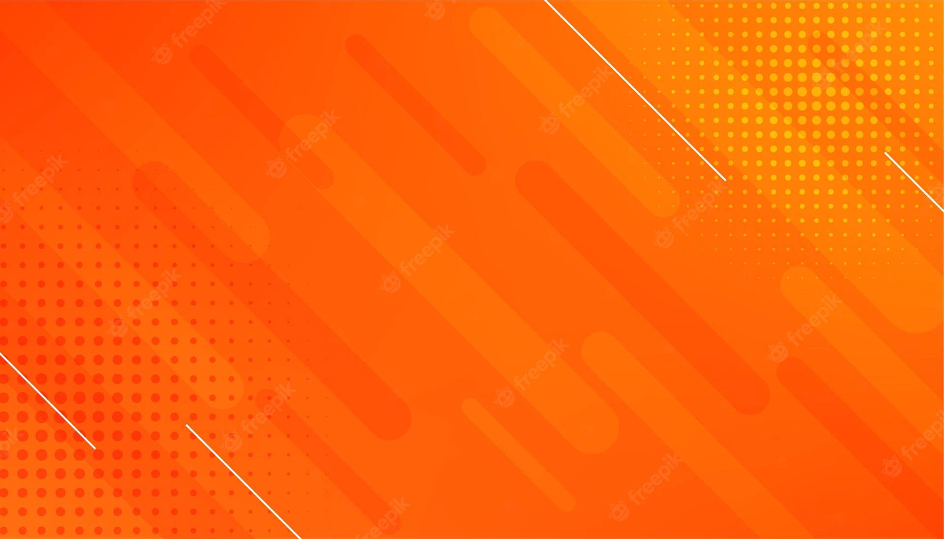 Solid Halftone Orange Background Wallpaper