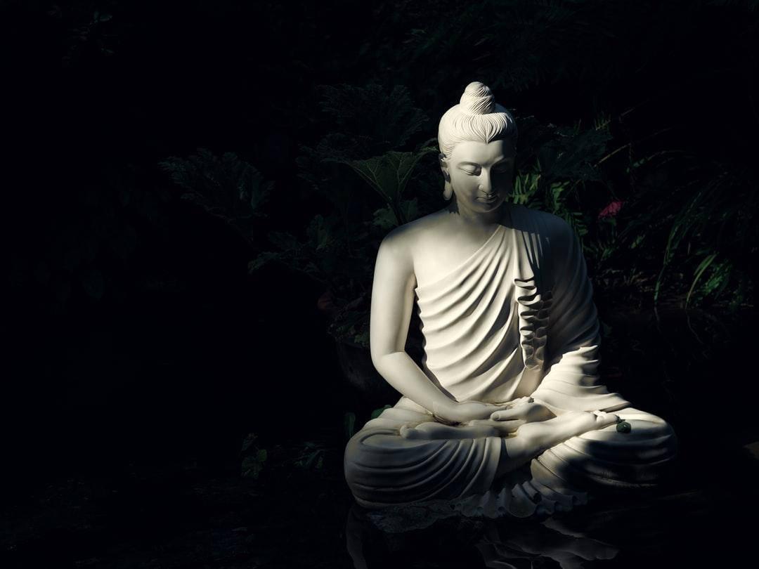 Solitary Buddha God Laptop Wallpaper