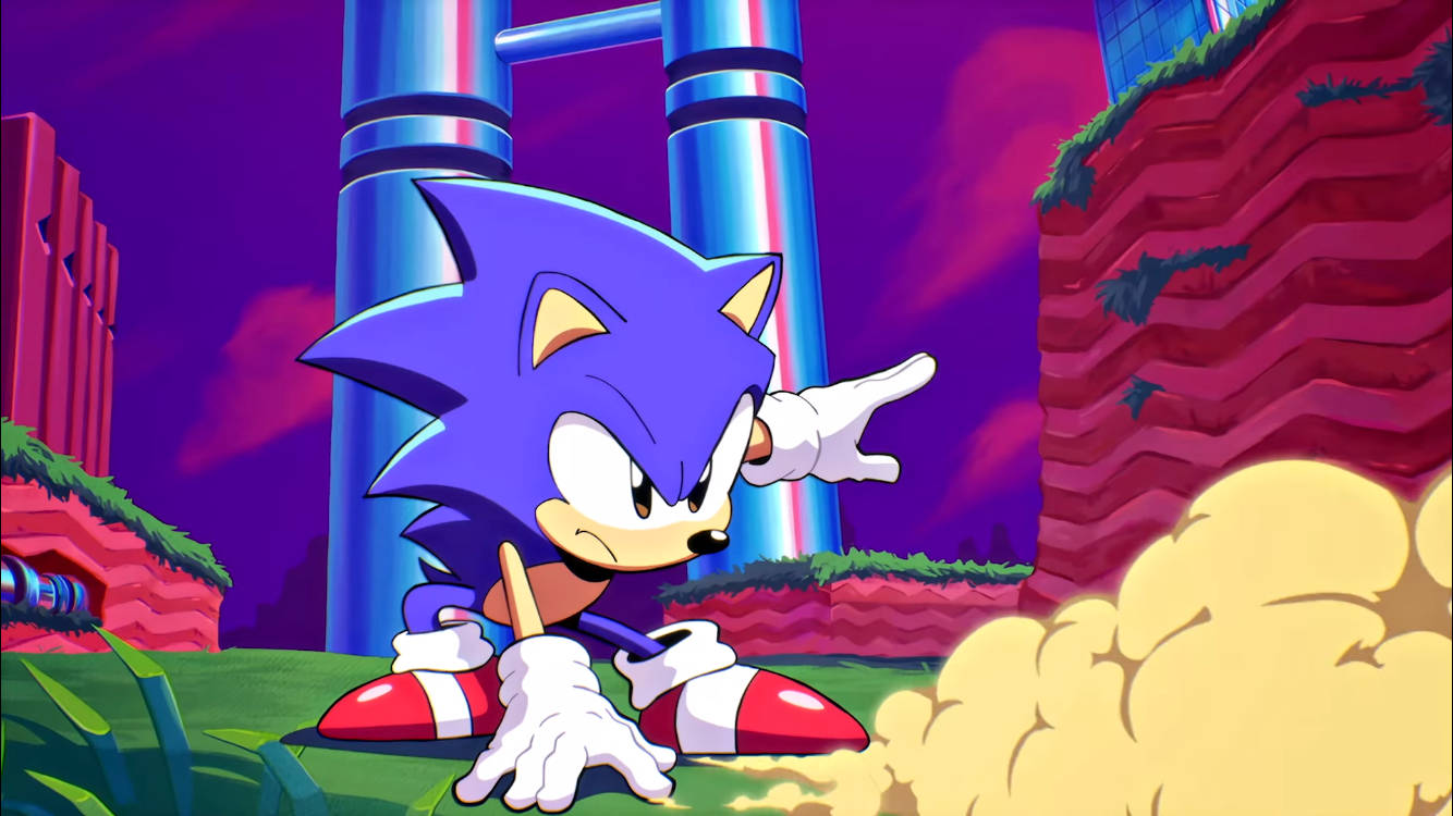 Sonicthe Hedgehog Classic Pose Wallpaper