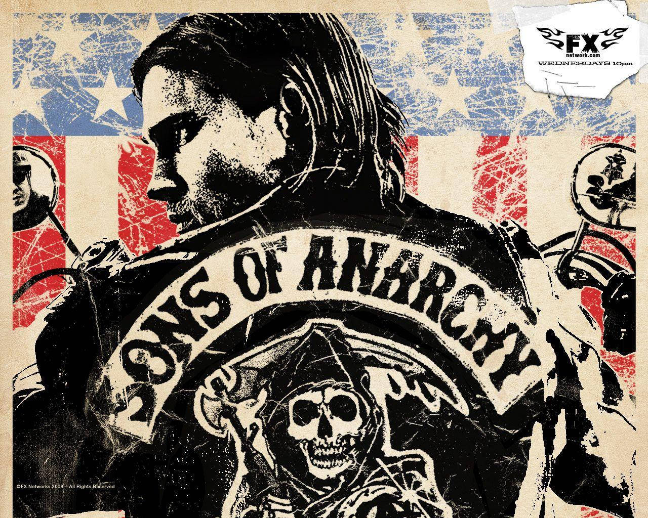 Sons Of Anarchy - Tv Series Poster Wallpaper