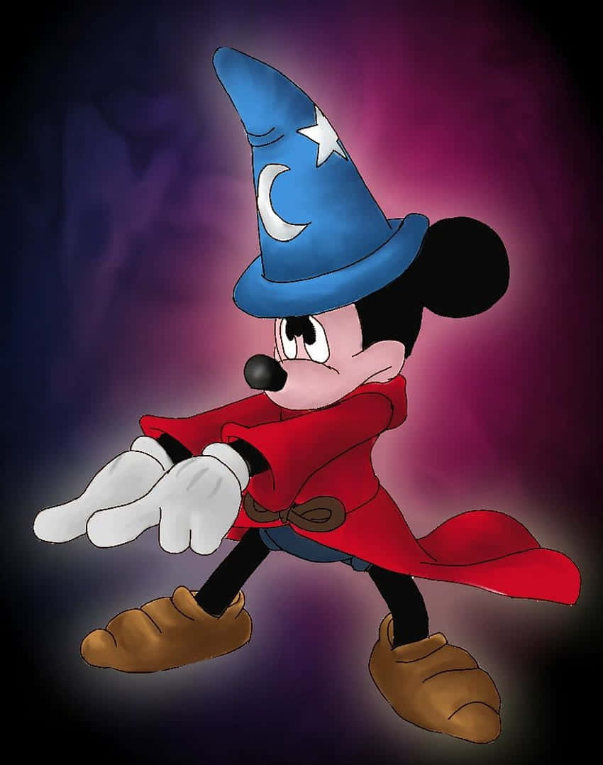 Sorcerer Mickey Fantasia Wallpaper