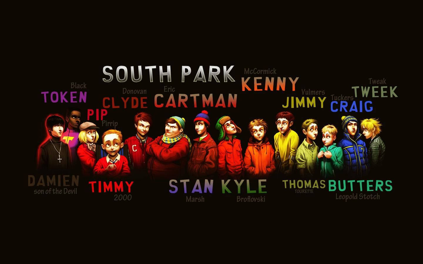 South Park Realistic Characters Wallpaper